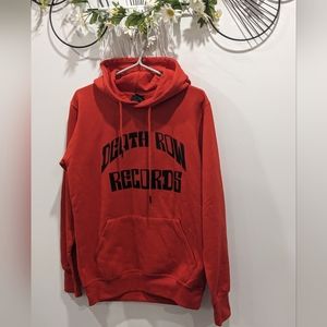 Crooks & Castles Death Row Records Red Hoodie. SMALL MEN. NWT.